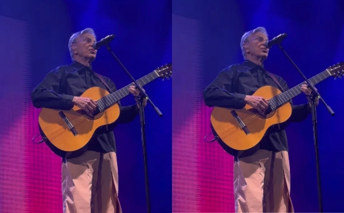 Caetano Veloso homenageia Preta Gil com música de Gilberto Gil em festival no Rio