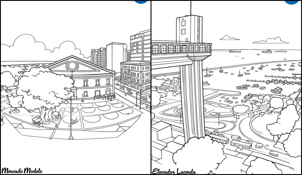 'Salvador Goods': prefeitura lança livro de colorir em celebração ao Dia das Crianças; faça download