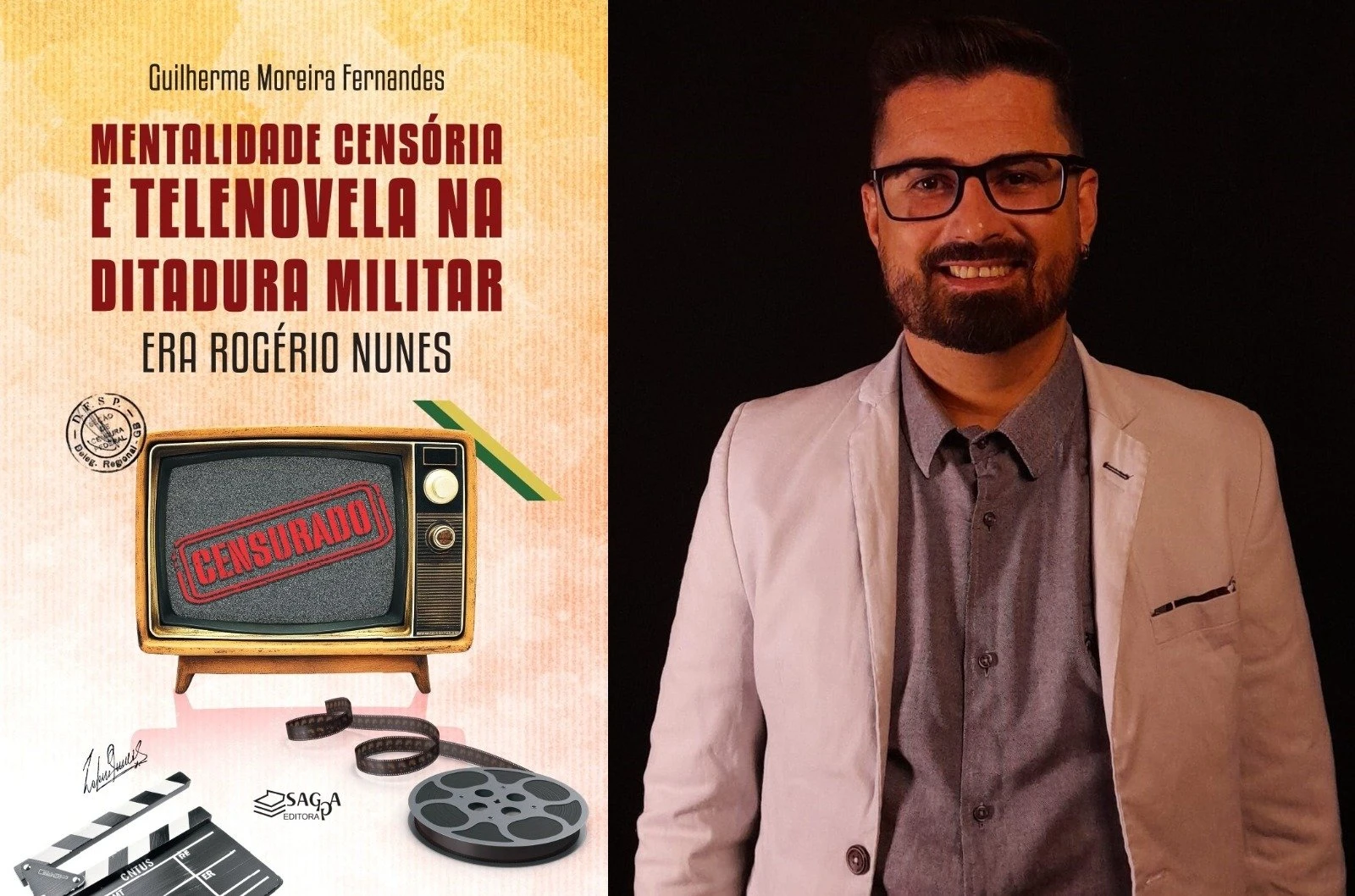 Professor da UFRB lança livro sobre ditadura e telenovela durante congresso em Salvador