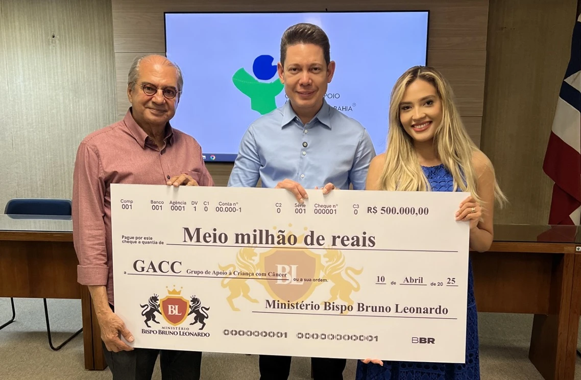 Após ser citado em investigação da PF, Bispo Bruno Leonardo doa R$ 500 mil a instituição baiana