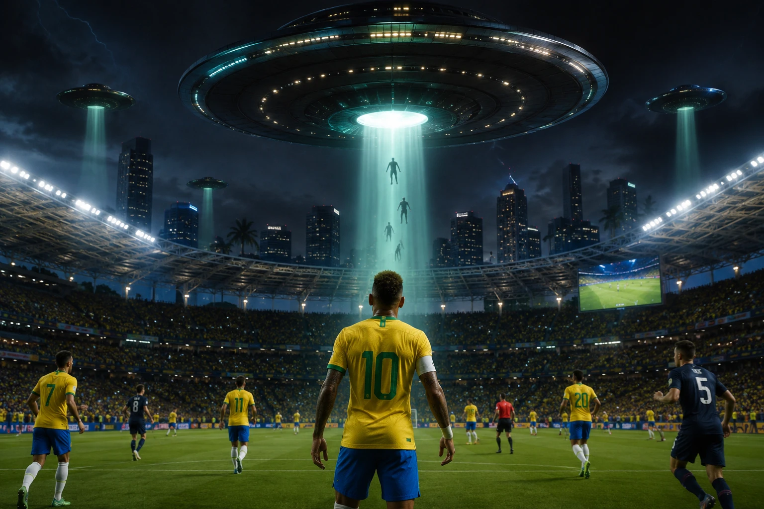 Vidente prevê aparição de alienígenas durante jogo do Brasil na Copa do Mundo e crava data