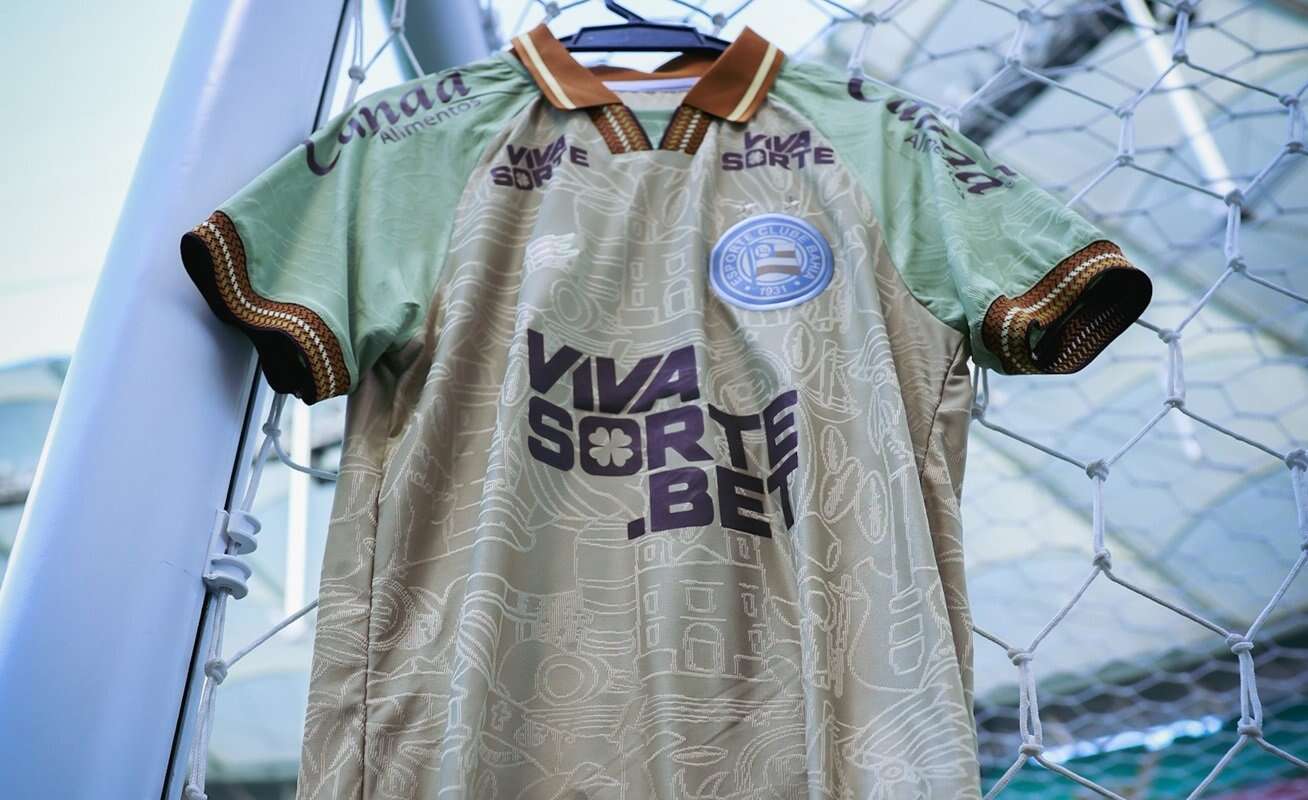 Bahia lança nova camisa em homenagem à cultura, artesanato e história do estado; veja