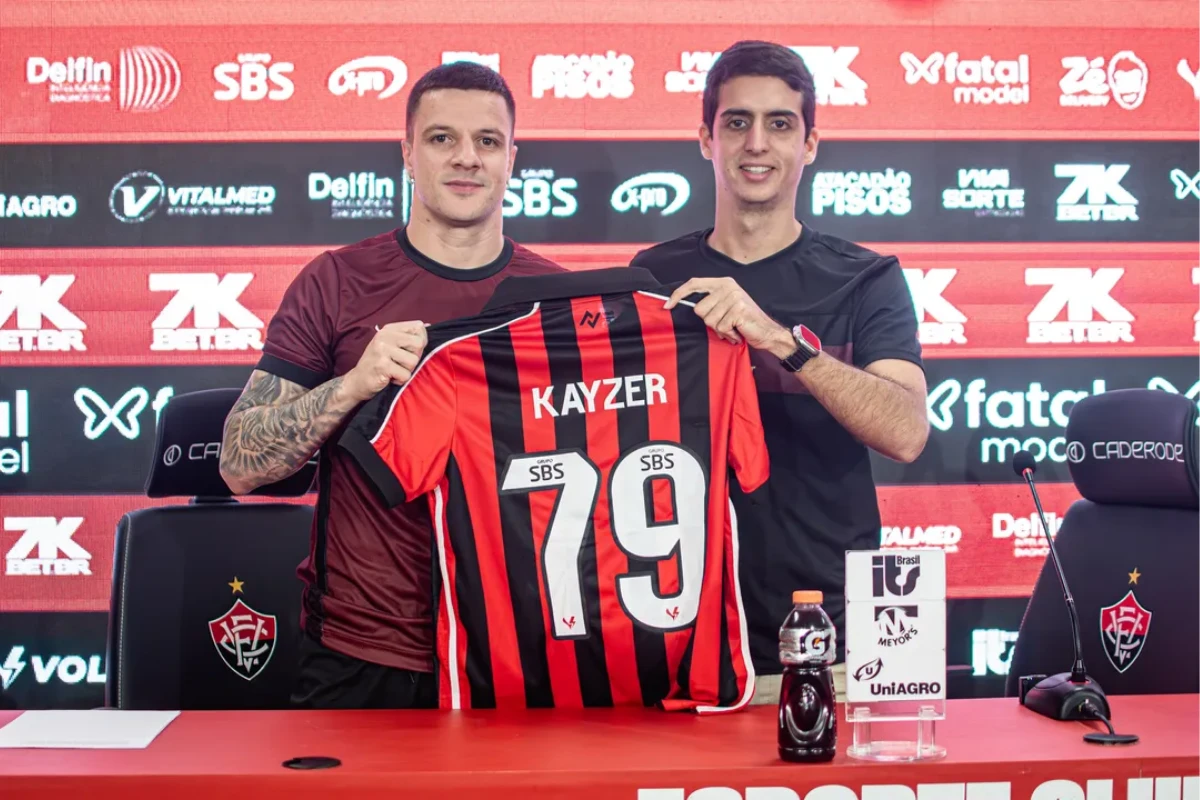 Artilheiro do Vitória na Série A, Renato Kayzer ainda não está 100% fisicamente