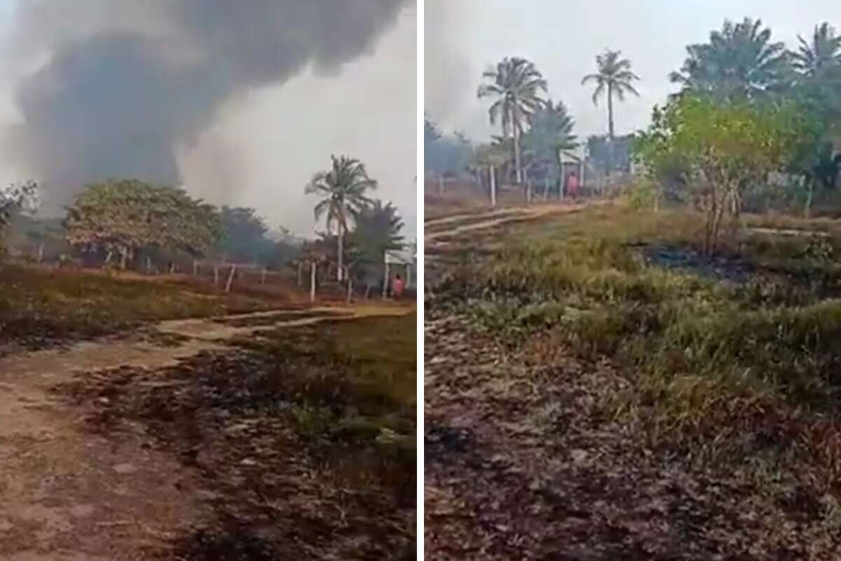 Incêndio atinge aldeia Tupinambá em Camaçari: 'Criminoso'