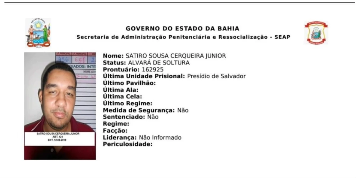 Após repercussão, governo Jerônimo retira nomeação de ex-detento a diretor de presídio em Salvador