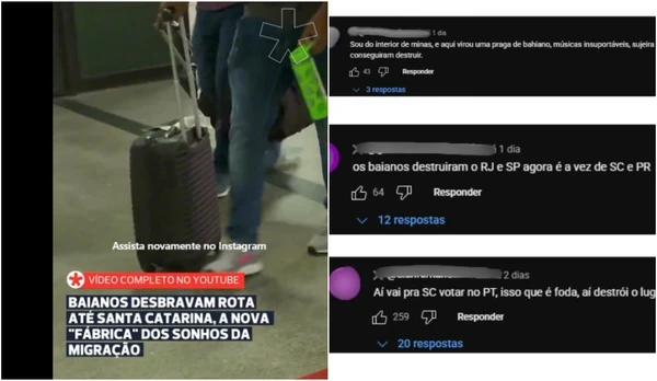 Migração de baianos para Santa Catarina cresce 276% e gera onda de ataques xenofóbicos