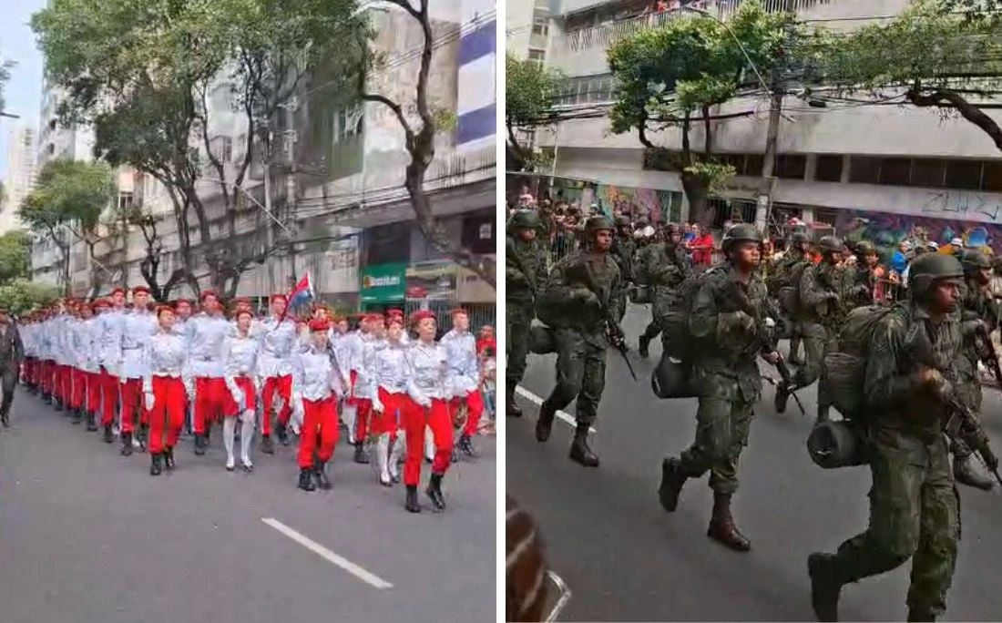 7 de Setembro: desfile em Salvador tem a participação de 2 mil militares; confira