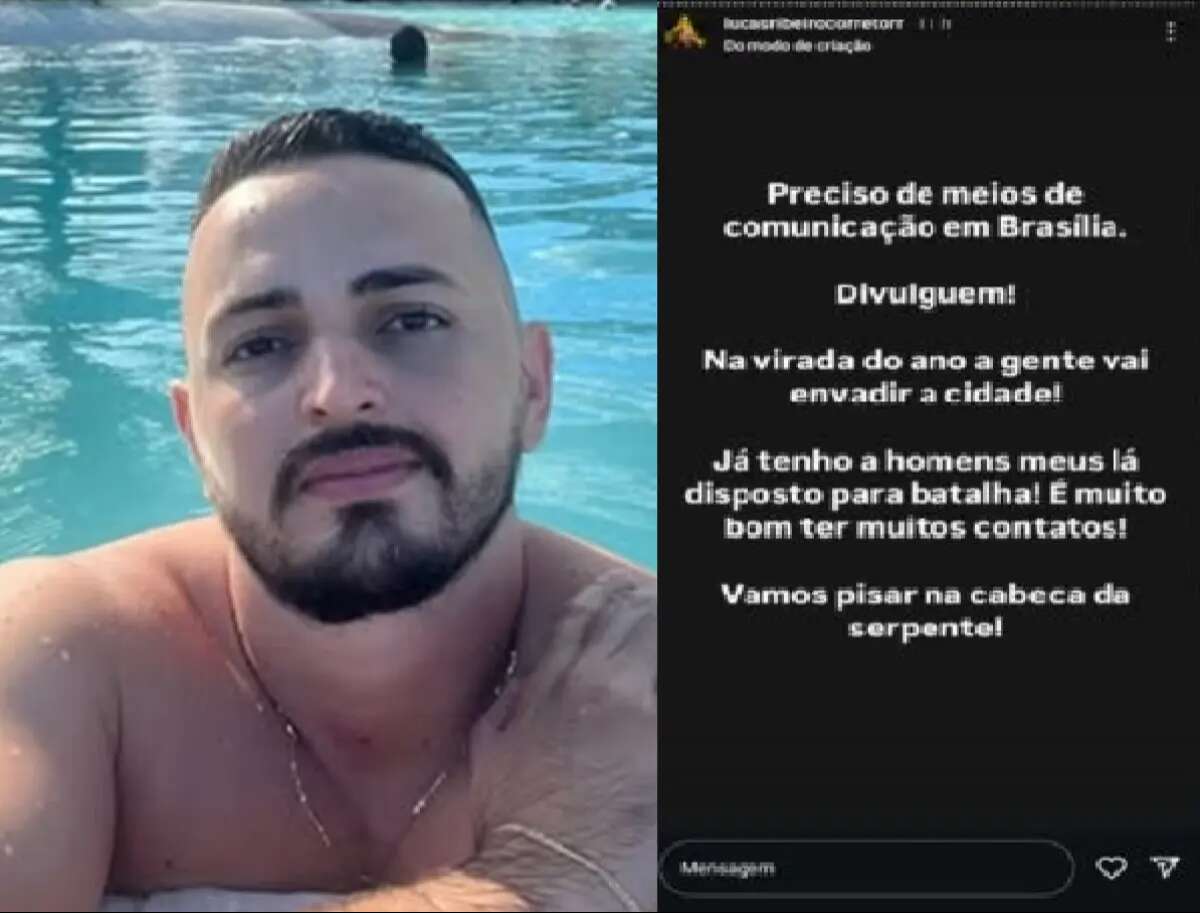 Veja o que diz homem preso na Bahia que planejou atentado em Brasília