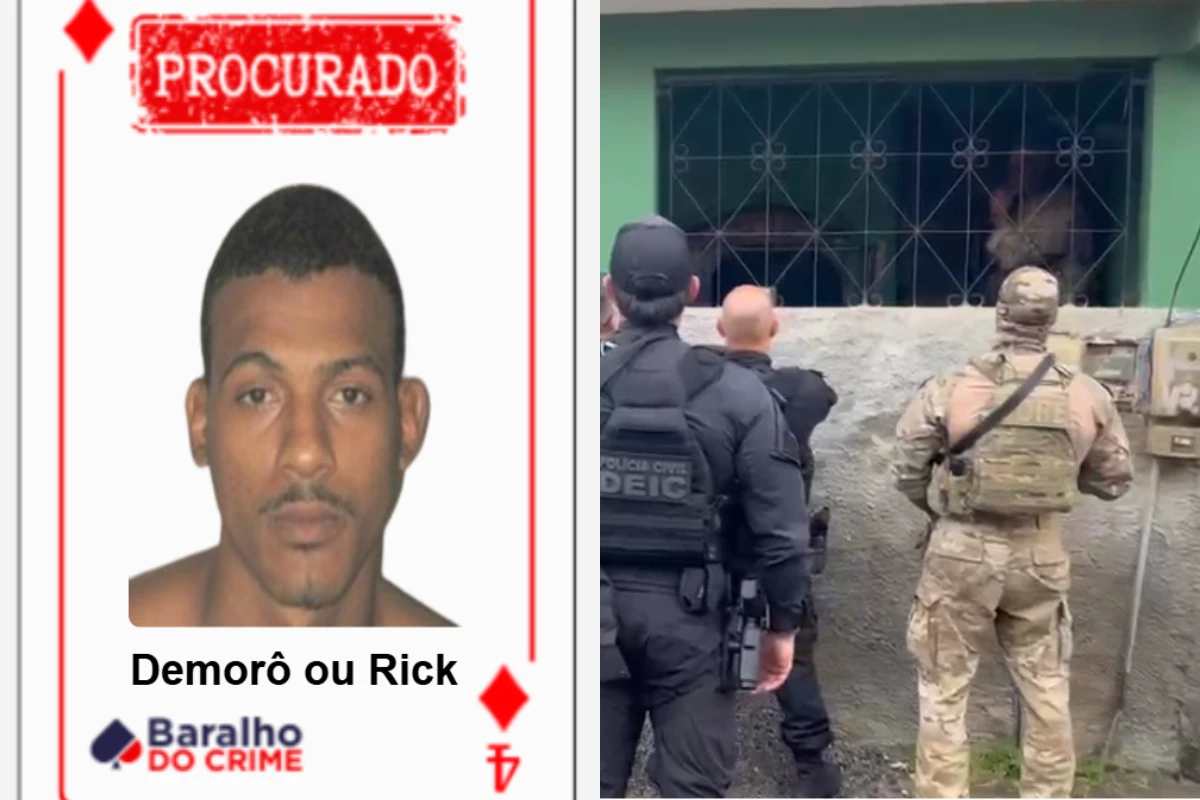 Traficante do Baralho do Crime é preso após fazer companheira e filhos reféns na Bahia