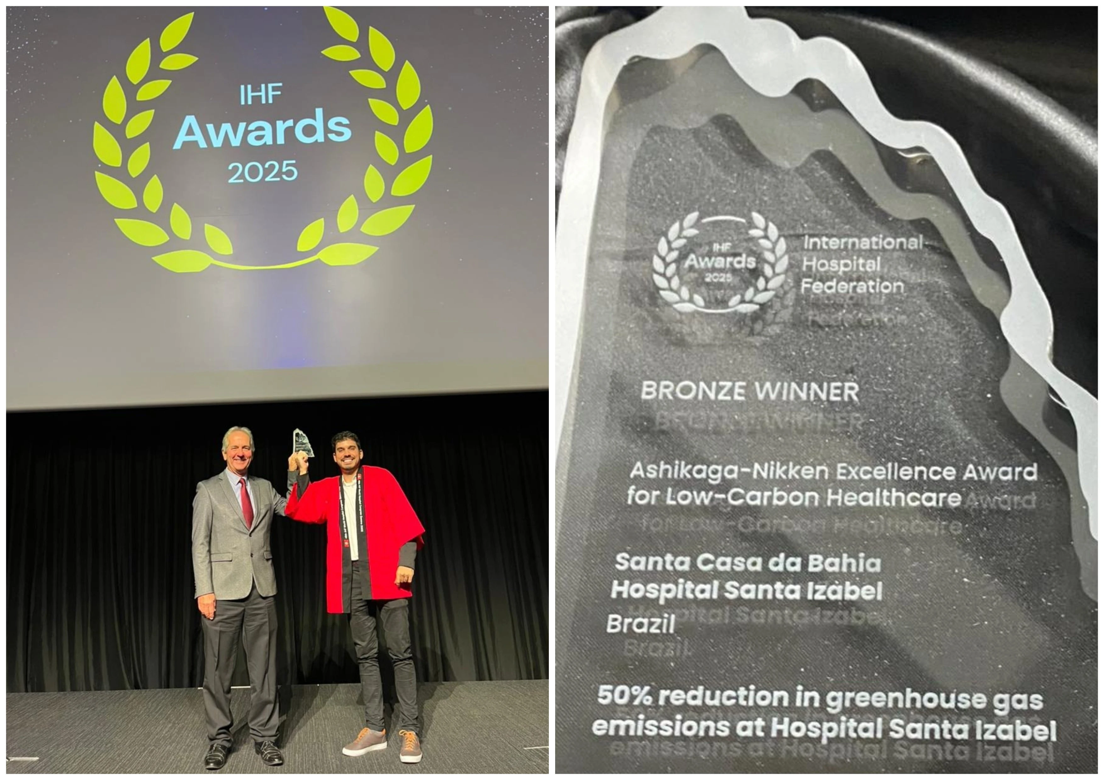 Por redução de gases poluentes, hospital baiano vence prêmio internacional