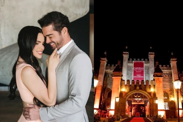 Casamento luxuoso de ator chega a meio milhão de reais; veja detalhes da festa