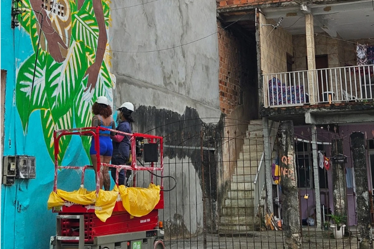 Projeto leva arte urbana ao bairro Uruguai com oficina gratuita de grafite