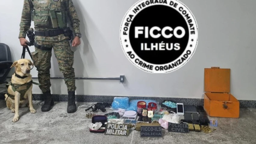 Força Integrada realiza operação contra tráfico de drogas em Ilhéus e Itacaré