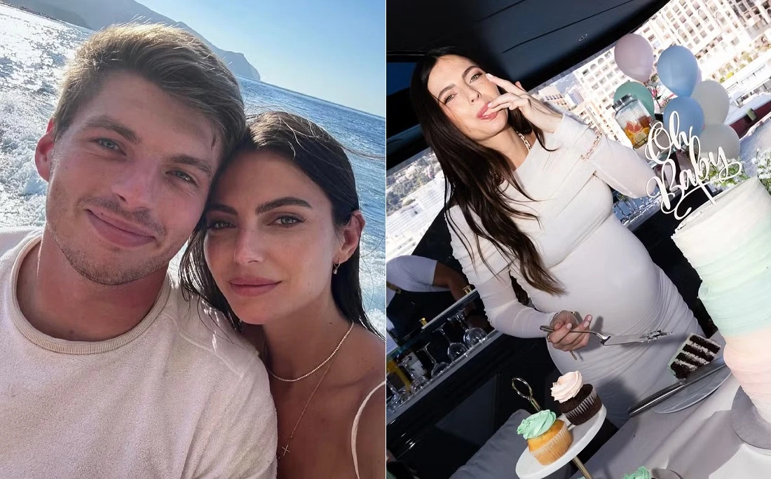 Menino ou menina? Kelly Piquet faz chá de bebê em iate luxuoso de Max Verstappen; veja as fotos