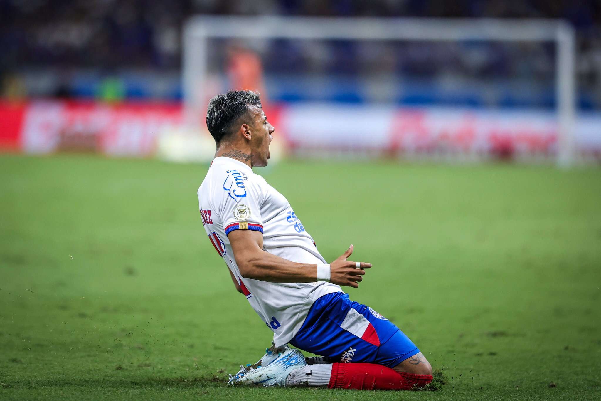 Em novo dia de heroi, Luciano Rodríguez comemora mais um gol pelo Bahia: 'Ponto importante'