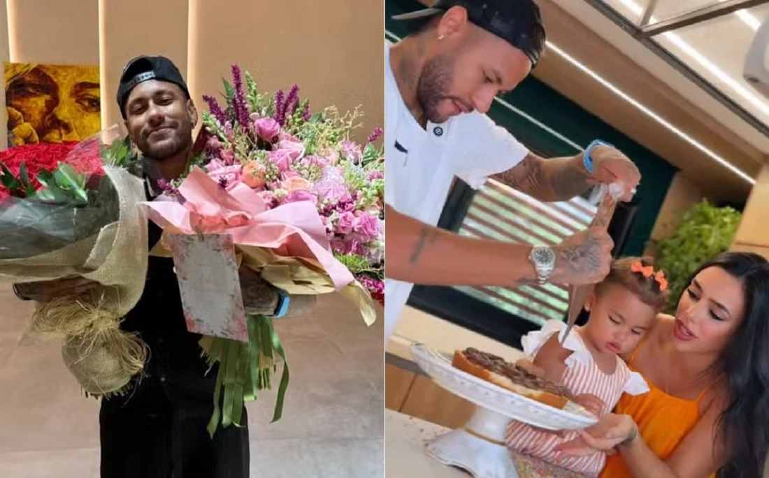 Surpresa romântica, flores, Hermès e bolo à seis mãos: saiba tudo sobre o aniversário de Bruna Biancardi