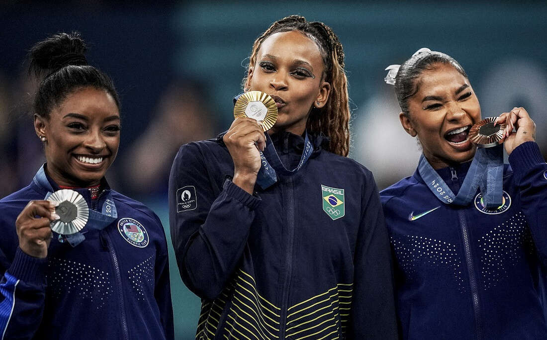 Ginasta Jordan Chiles apresenta recurso em corte suíça para reaver bronze