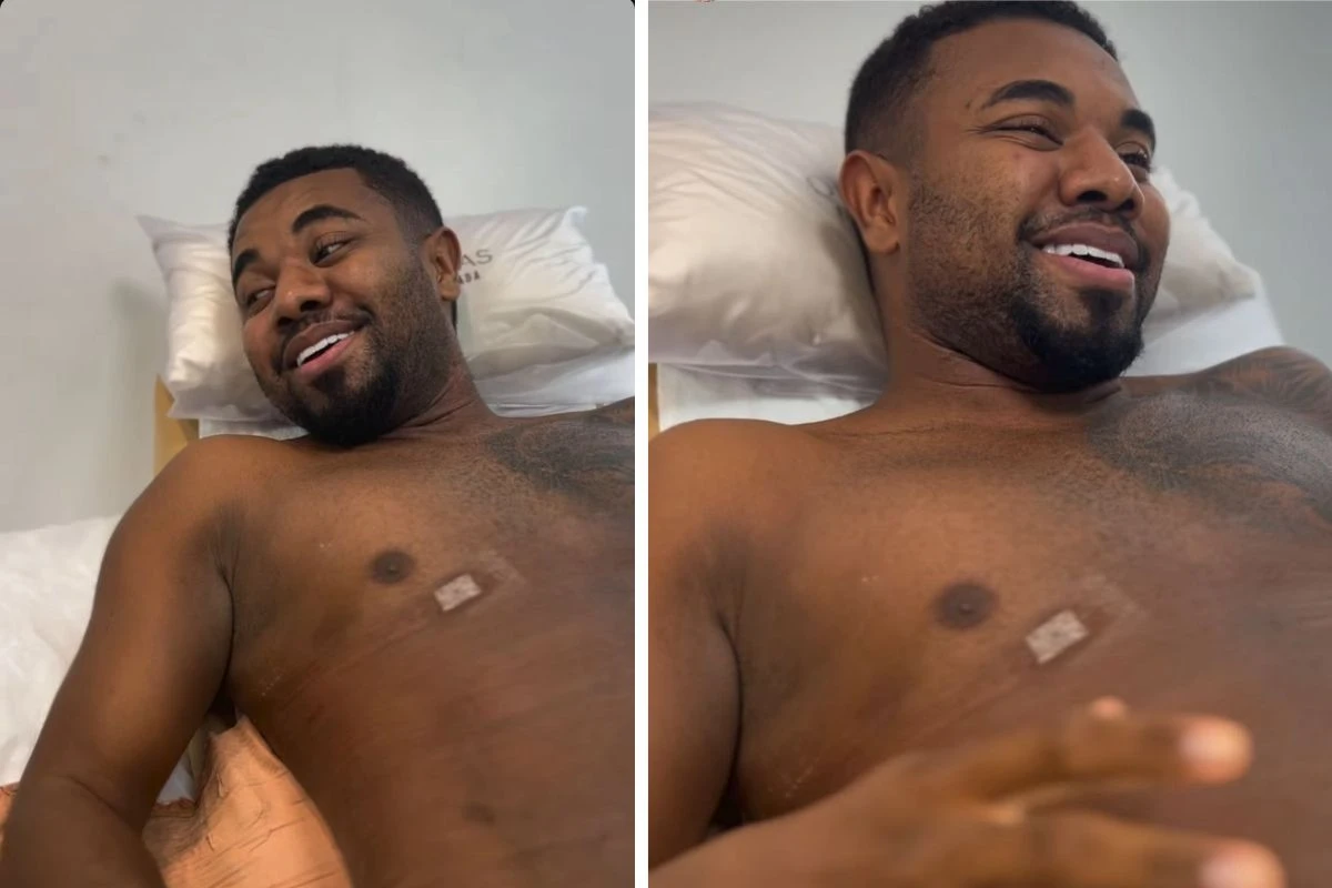 Davi Brito exibe barriga após Lipo HD: 'Já estou me sentindo o Léo Santana'