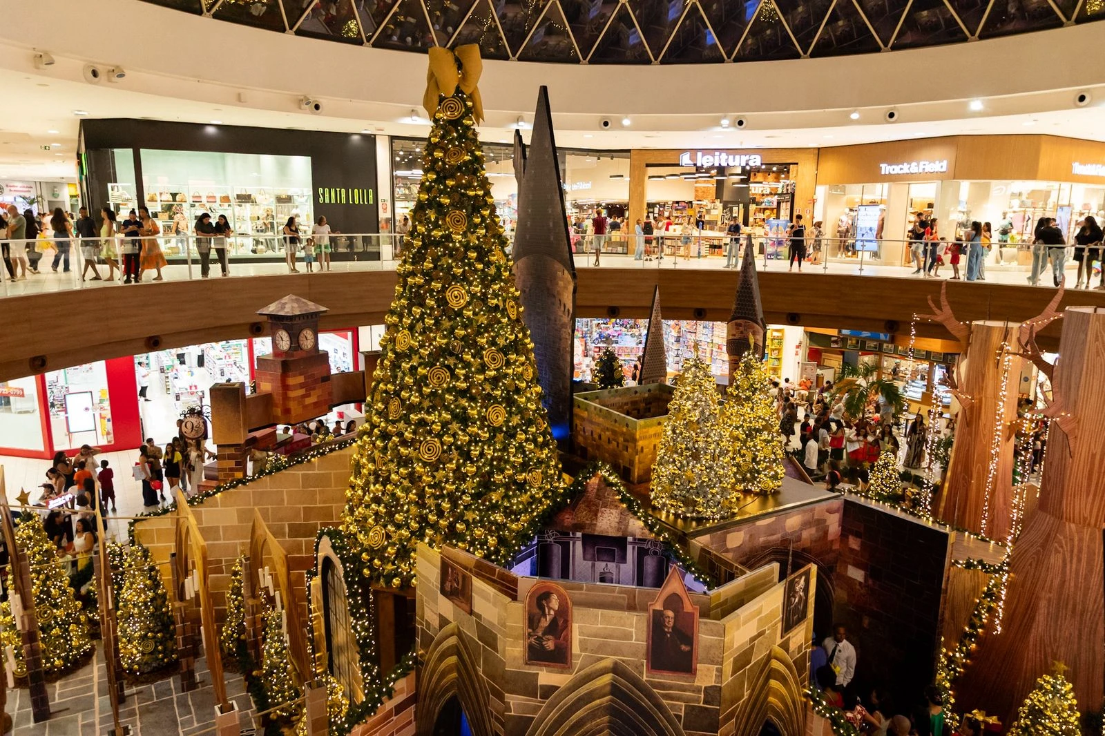 Shopping Paralela celebra Natal com tema de Harry Potter e ação em prol do Martagão Gesteira