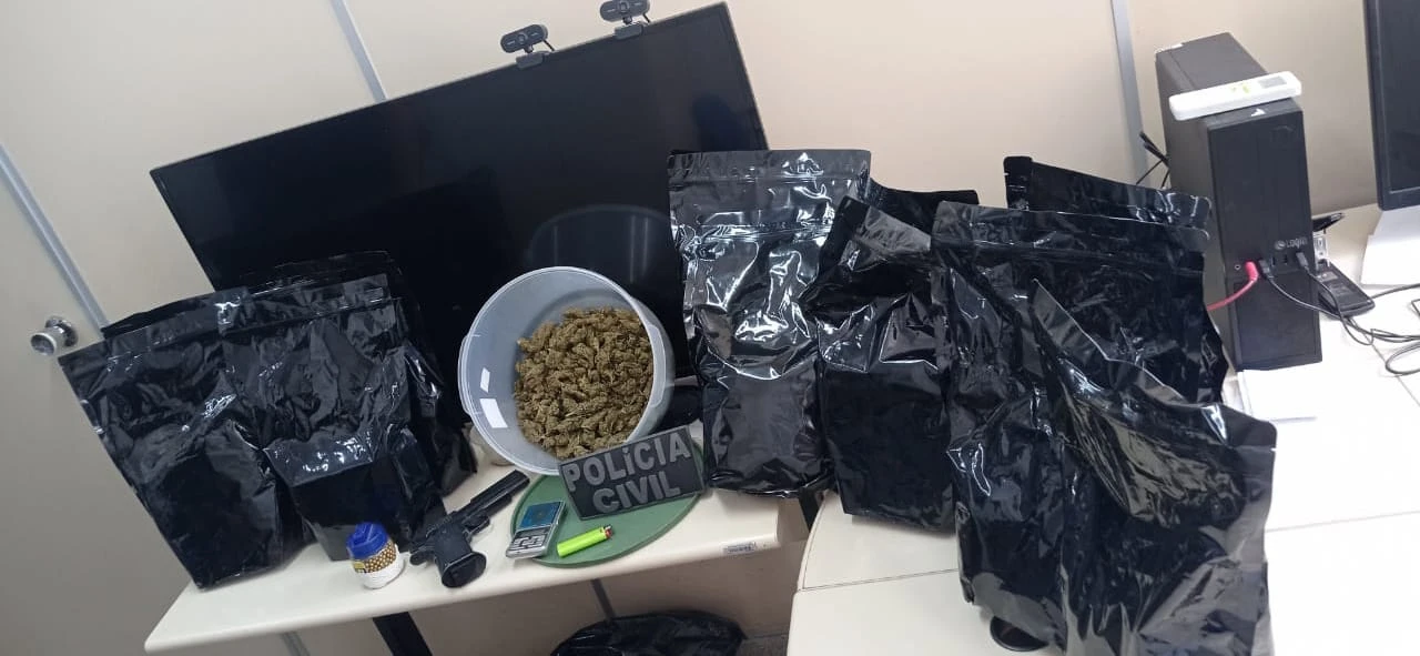 Homem é preso com nove quilos de 'super maconha'; entenda o que é essa droga