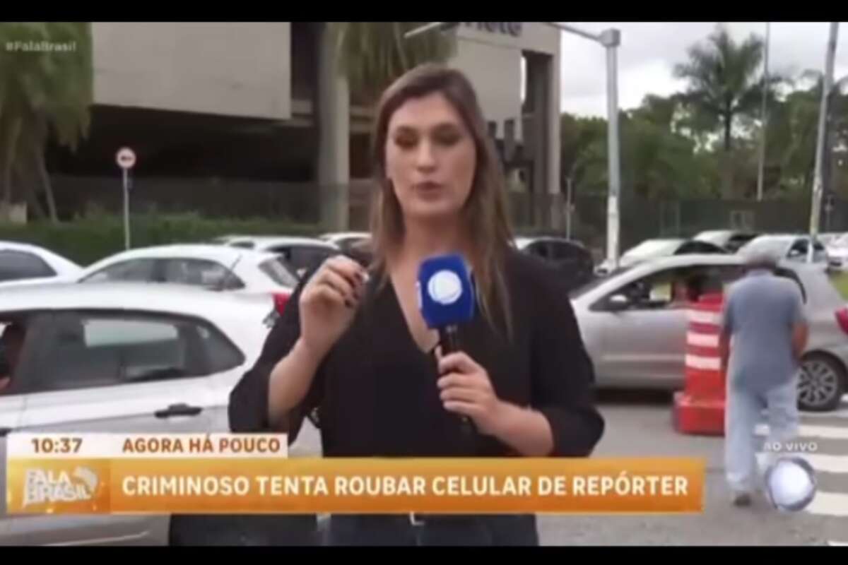 Repórter da Record sofre tentativa de assalto durante reportagem; veja vídeo