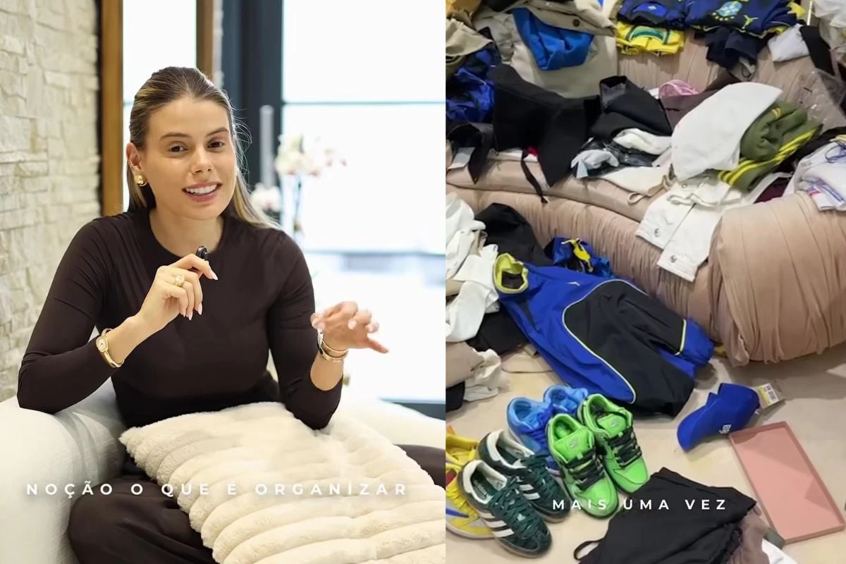 Esposa de Marquinhos reclama de 'caos' para arrumar malas da Copa e web ironiza: 'Vida difícil'