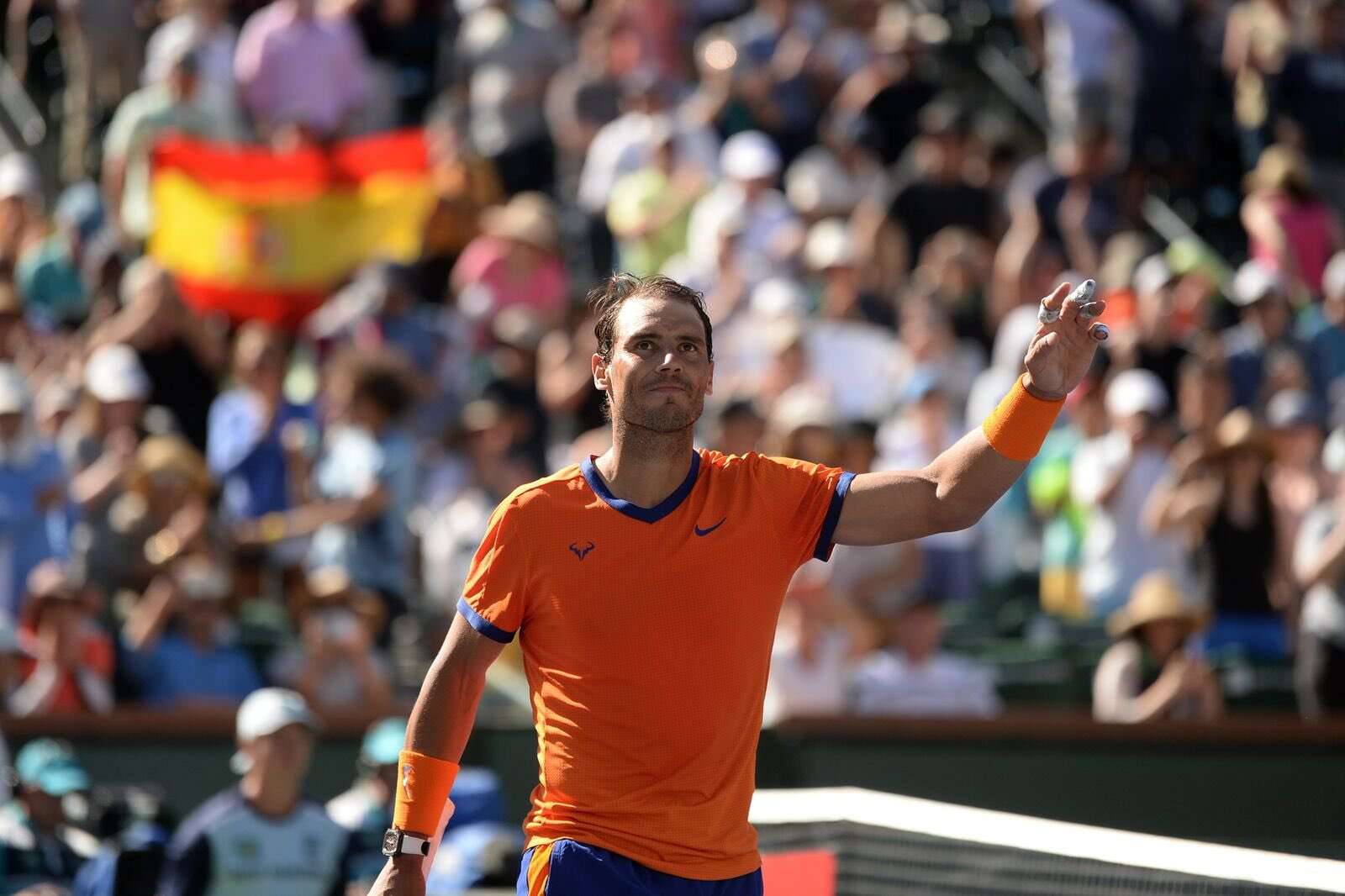 Nadal perde de Alcaraz em torneio de exibição e faz último clássico com Djokovic pelo 3° lugar