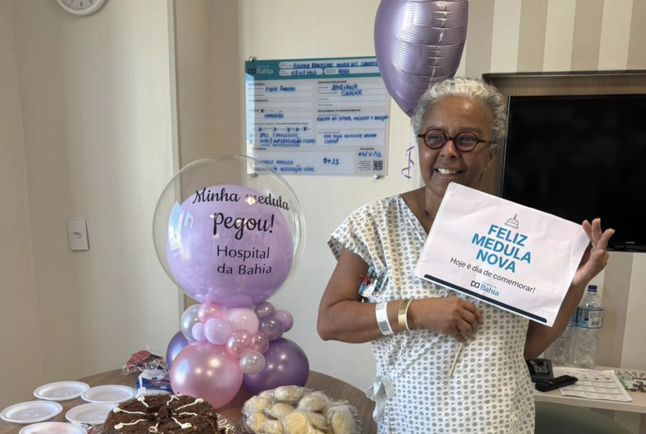 ‘Não foi um tratamento fácil, mas venci’, diz primeira paciente a receber medula em novo centro de transplantes