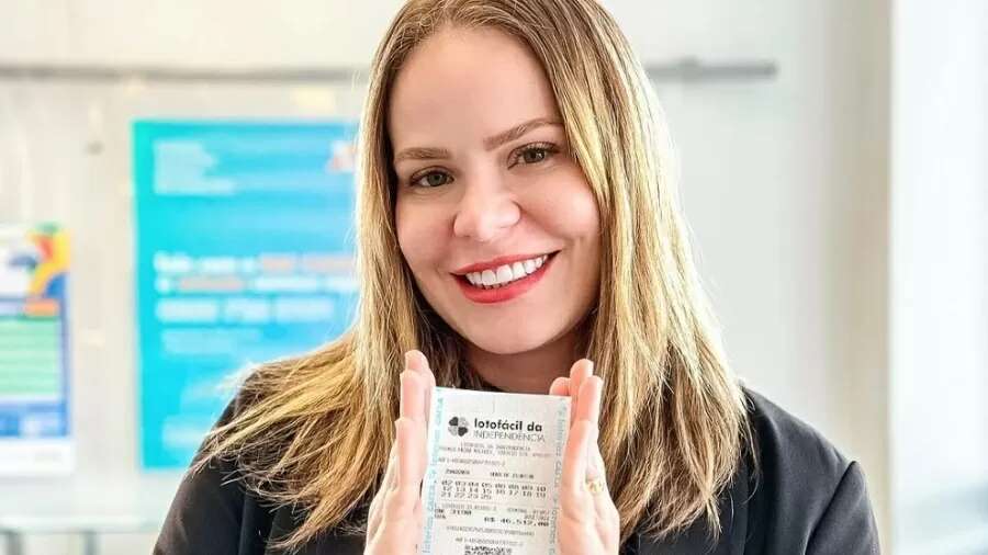 Ex-BBB Paulinha Leite ganha R$ 400 mil na Mega Sena com dez acertos na quina