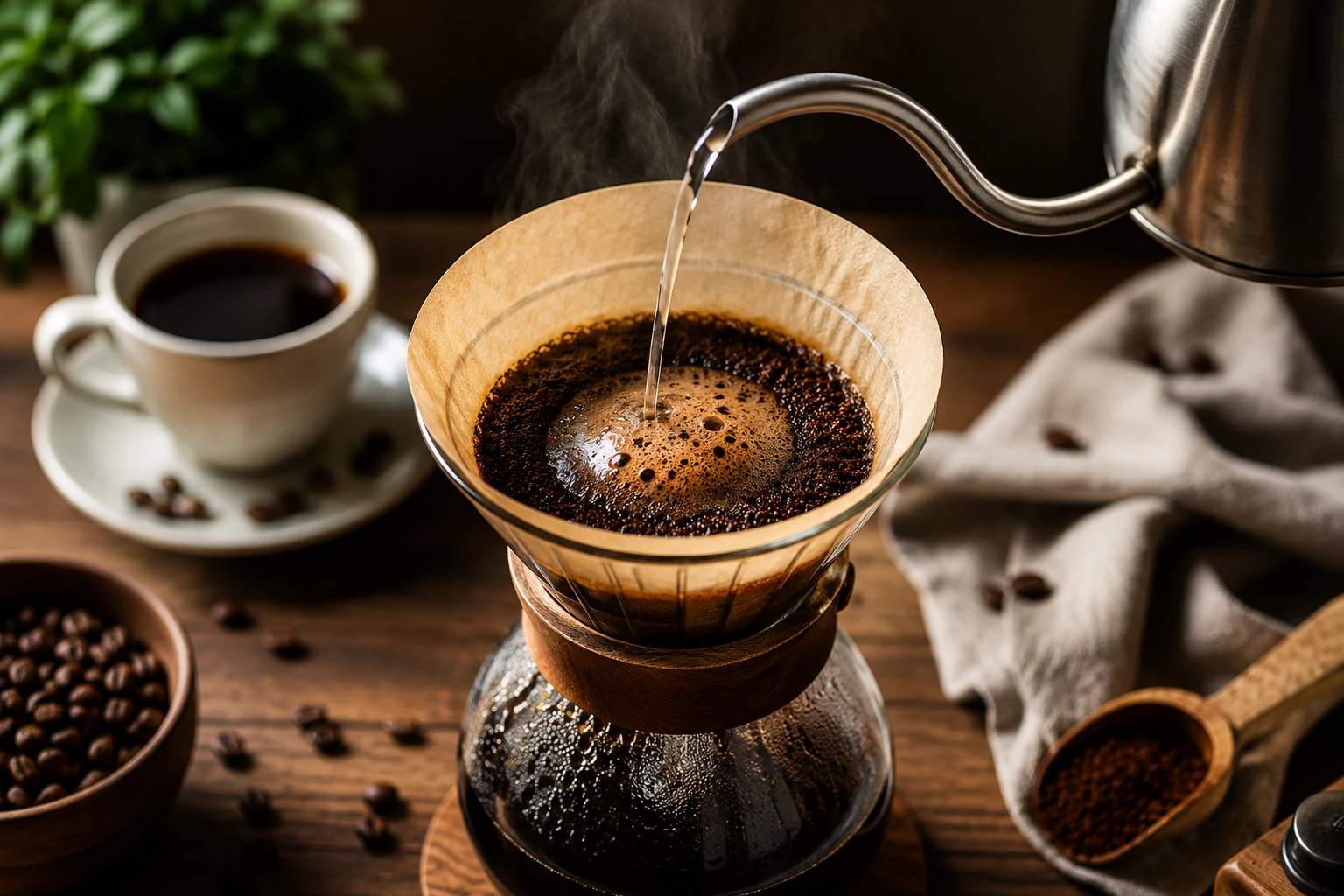 Detalhe simples no preparo pode mudar completamente o sabor do café coado e deixá-lo mais forte e saboroso