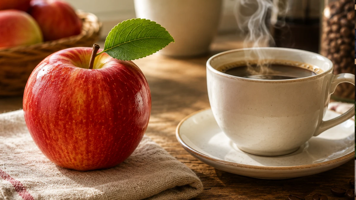 Maçã pela manhã pode dar mais energia que o café e não tem o temido efeito rebote