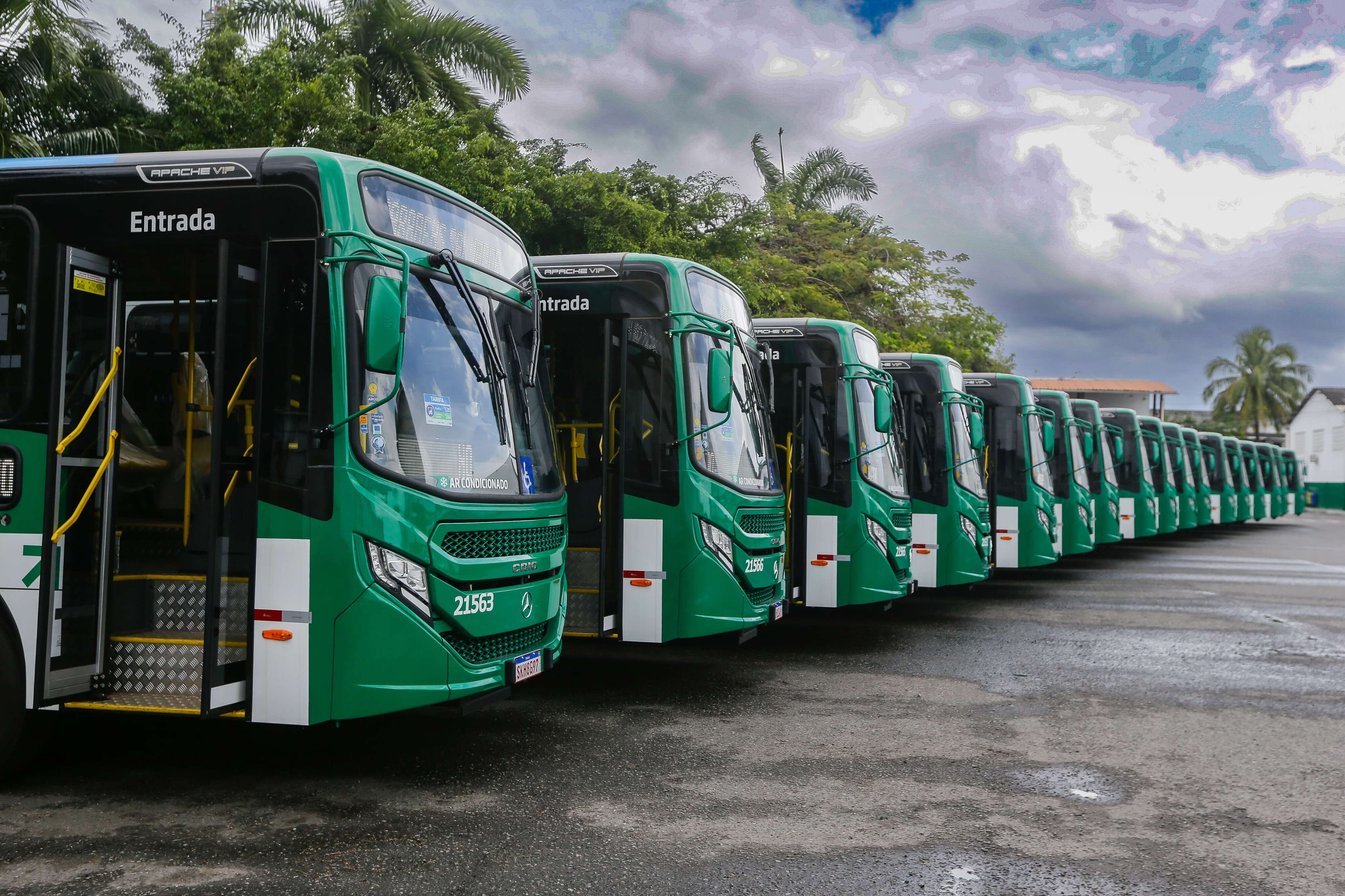 Após ataques, Salvador ganha 18 novos ônibus com ar-condicionado