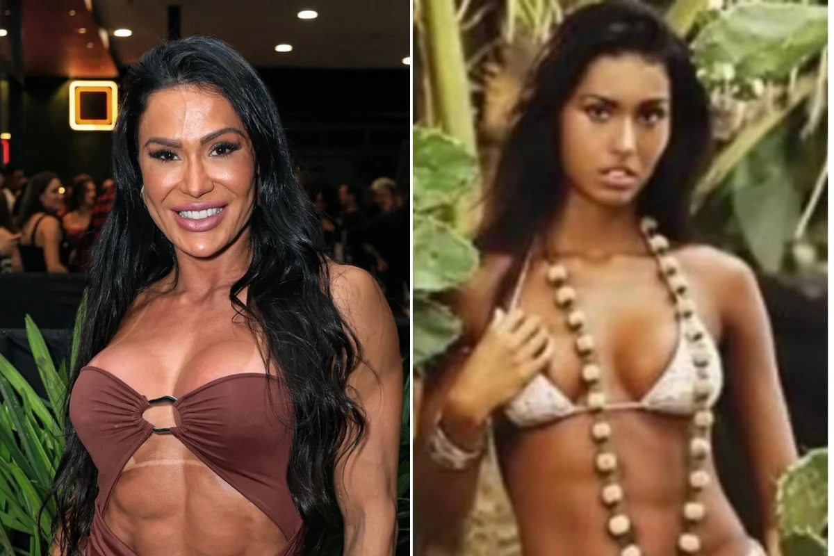 Gracyanne Barbosa choca ao resgatar fotos da juventude: 'Tão bonita!'