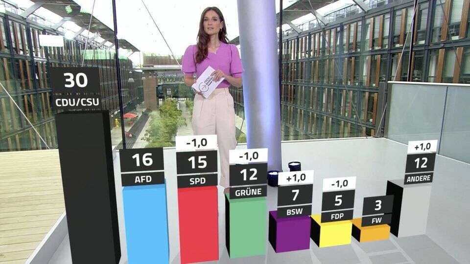 RTL/ntv-Trendbarometer Alle Ampelparteien verlieren – SPD fällt hinter AfD zurück, BSW legt zu