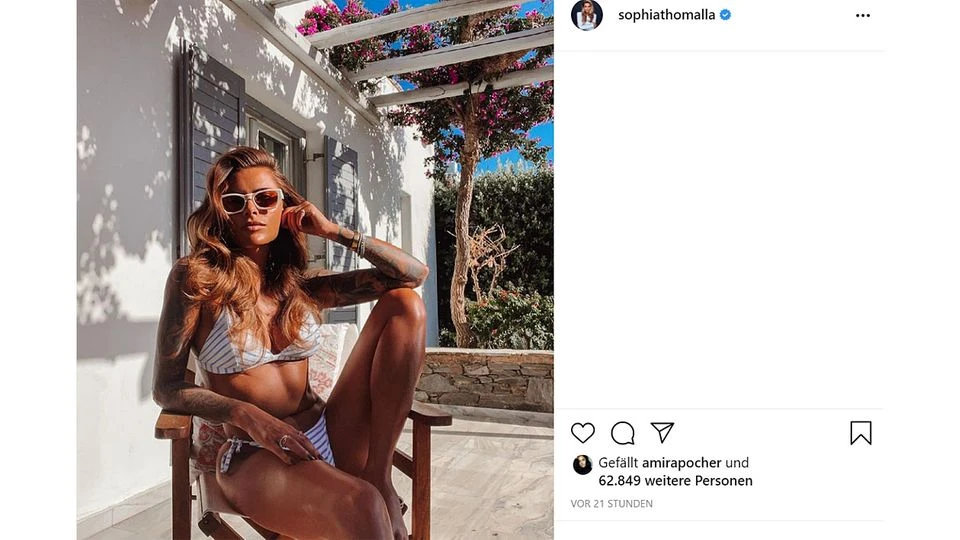 Diesen sonnigen Platz muss Sophia Thomalla bald räumen