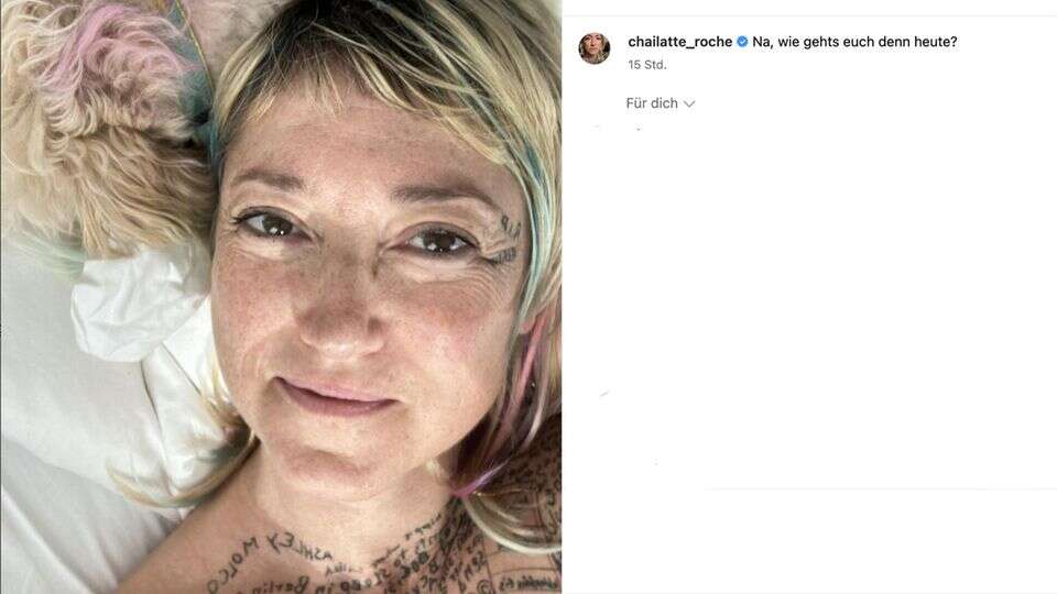 Leute von heute Mit Gesichtstattoo: Charlotte Roche meldet sich nach vier Jahren Funkstille zurück