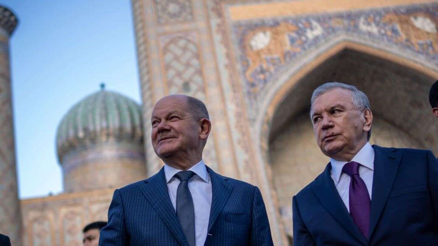 Reise nach Zentralasien: Scholz schließt Migrationsabkommen mit Usbekistan