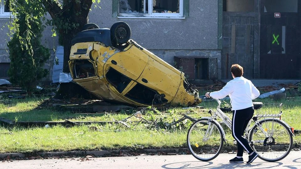 Nach Tornado in Tschechien – die Spur der Verwüstung in Bildern