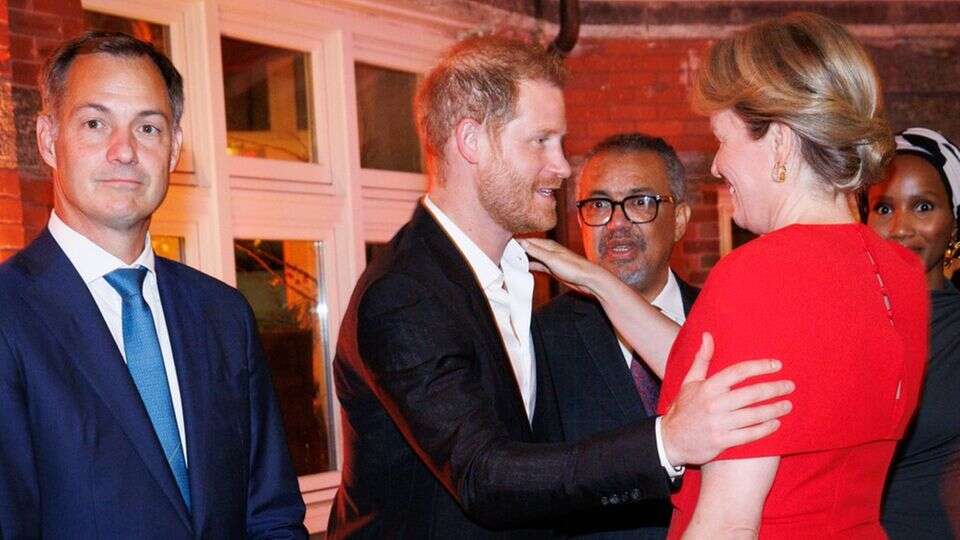 Prinz Harry Gala-Dinner mit Königin Mathilde von Belgien