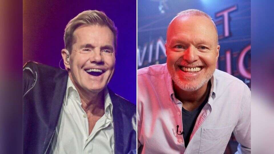 Dieter Bohlen und Stefan Raab Die TV-Konkurrenten verstehen sich sehr gut