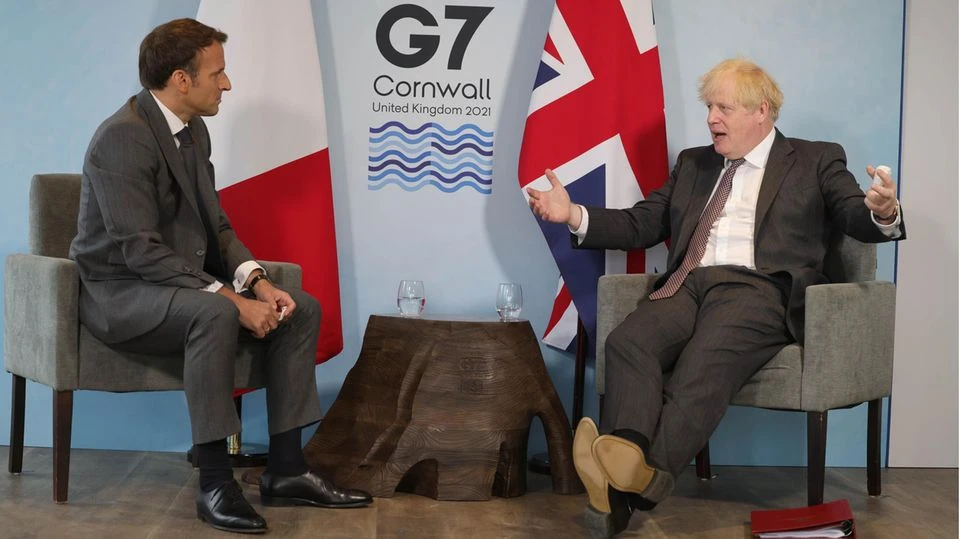 Macron nach Wurst-Streit mit Johnson beim G7-Gipfel: Alle mal ruhig bleiben