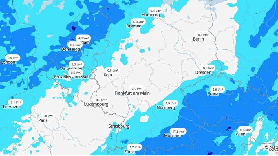 Wetter in Deutschland Amtliche Warnung vor Sturm und Gewitter: Karten zeigen, wo heute Unwetter aufziehen