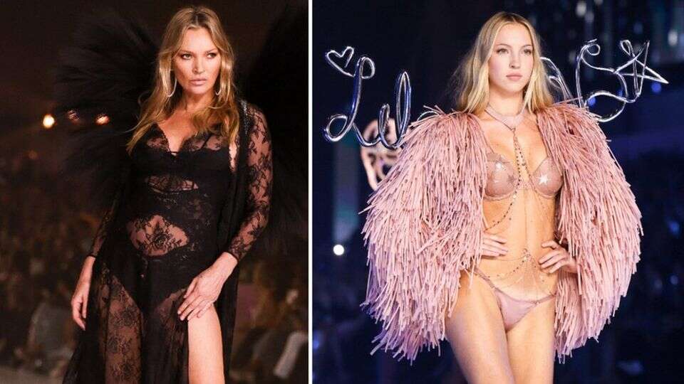 Victoria's Secret Show Kate und Lila Moss begeistern auf dem Catwalk