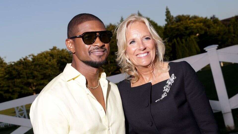 Fashionshow mit Usher Jill Biden bei der New York Fashion Week