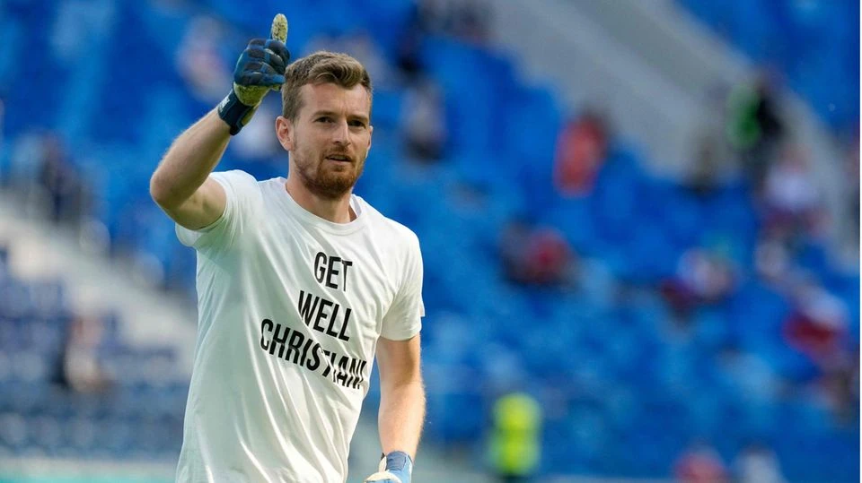 Nach dem Eriksen-Kollaps: Finnen setzen vor Russland-Spiel emotionales Zeichen
