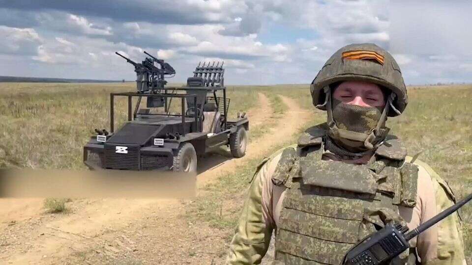 Ukrainekrieg Russland stellt neuen Anti-Drohnen-Buggy vor