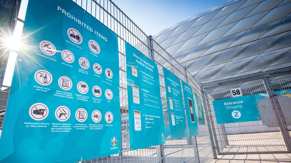 Kein Eintritt, wenn unpünktlich: Diese Corona-Regeln gelten beim EM-Spiel in München
