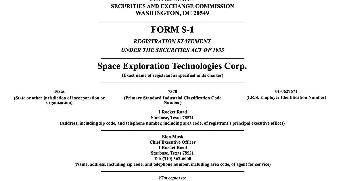 SpaceXのIPO申請書類に詰め込まれた「強気な」期限設定。「時間厳守は苦手」なマスク氏を信じていい？