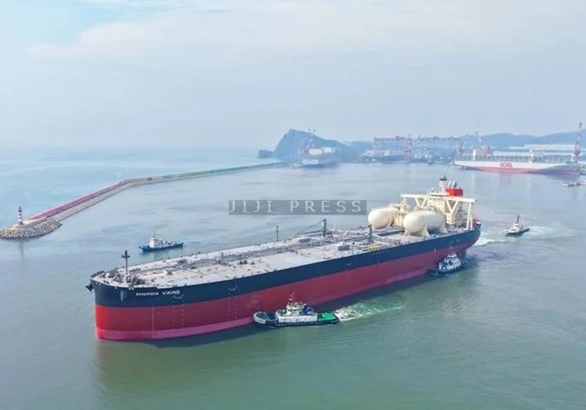 商船三井、中国で二元燃料ＶＬＣＣの命名式典開催＝ノルウェーのエクイノール社向け―シンガポール