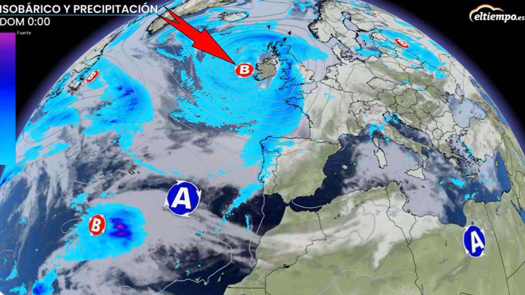 La borrasca Geraldine trae un fuerte cambio de tiempo: Aemet avisa a estas zonas de España